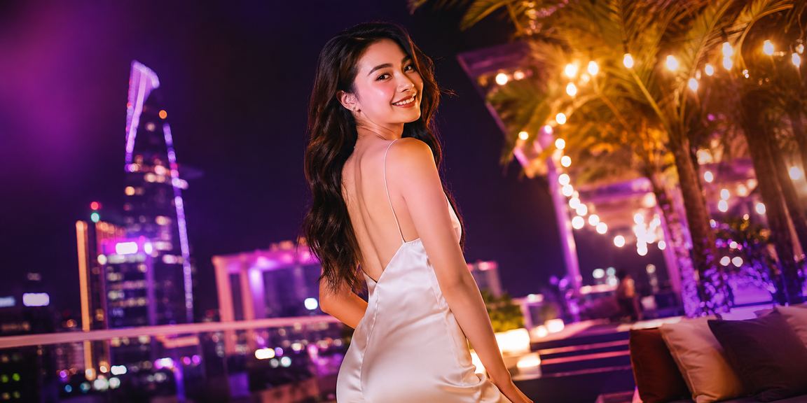 Không gian giải trí casino VIP tại Thành phố Hồ Chí Minh về đêm
