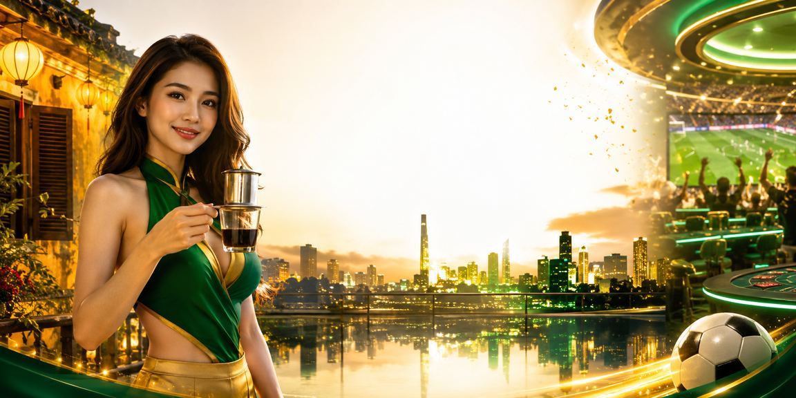Người chơi theo dõi kết quả bóng đá tại Hội An qua điện thoại
